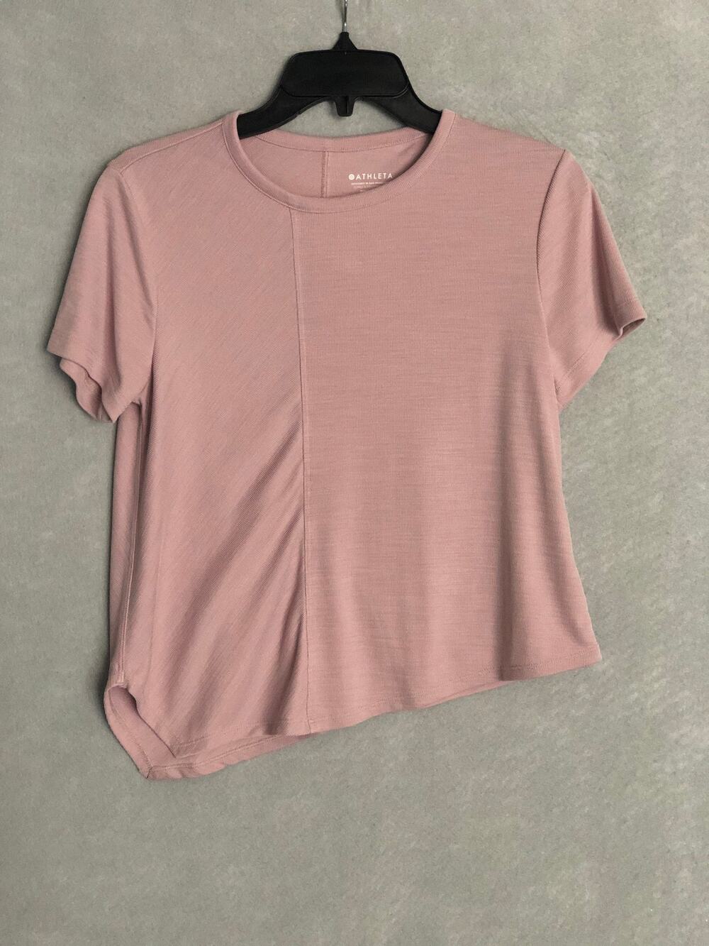 Athleta Relax Asymmetric Top in Mauve Women's XS
